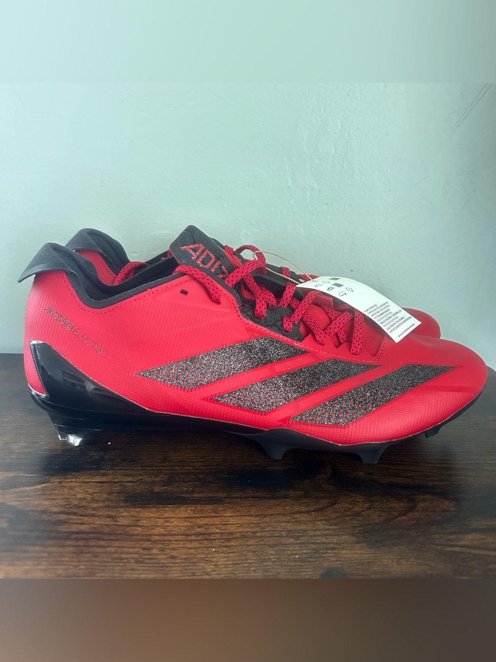 Adidas Adizero Electric II Men’s Football Cleats Red Size 11 JH8744